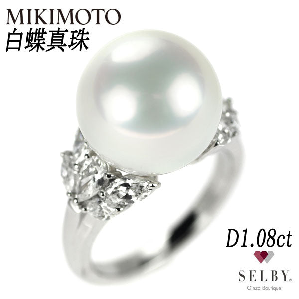 ミキモト パールリング プラチナ950 Pt950 真珠7mm 11号ミキモト-MIKIMOTO-