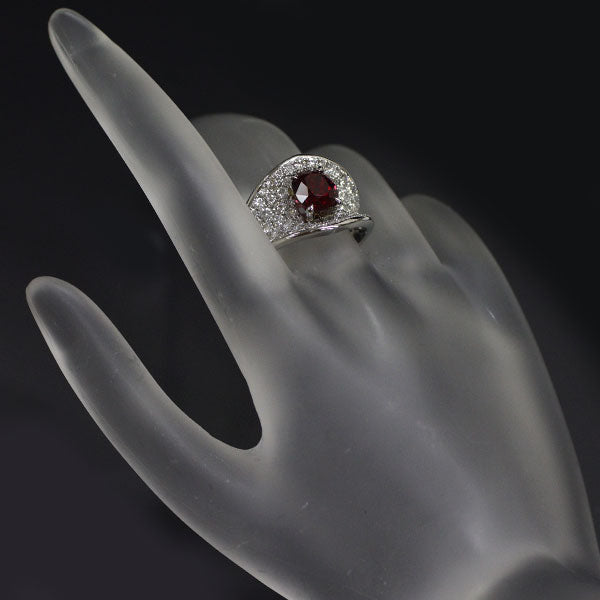 Pt900 Ruby Ring 2.87ct D1.88ct #13.0《Selby Ginza Store》 [S Polished like new] [Used] 