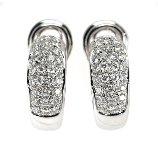 Piciotti K18WG Diamond Earrings & Earrings Pave 0.96ct [Selby Ginza Store] [S Polished like new] [Used] 