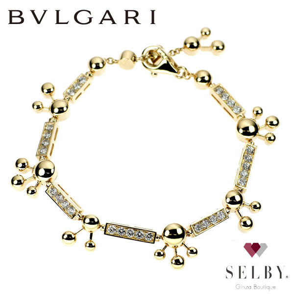 Bvlgari K18YG Diamond Bracelet Astrale 20.0cm 《Selby Ginza Store》 [S+Polished at an official store like new] [Used]<br> Regular price 980,000 yen ⇒Christmas Sale price 880,000 yen