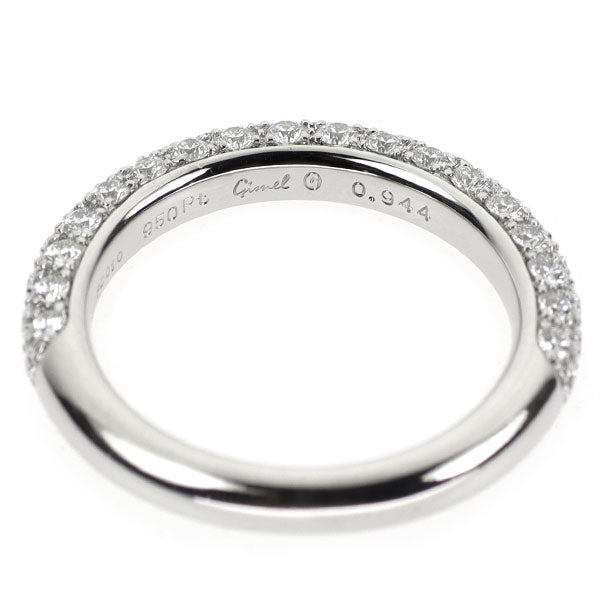 ギメル Pt950 ダイヤモンド リング  マイクロセッティング 0.944ct＃8.0《セルビー銀座店》【S 新品同様磨き】【中古】
