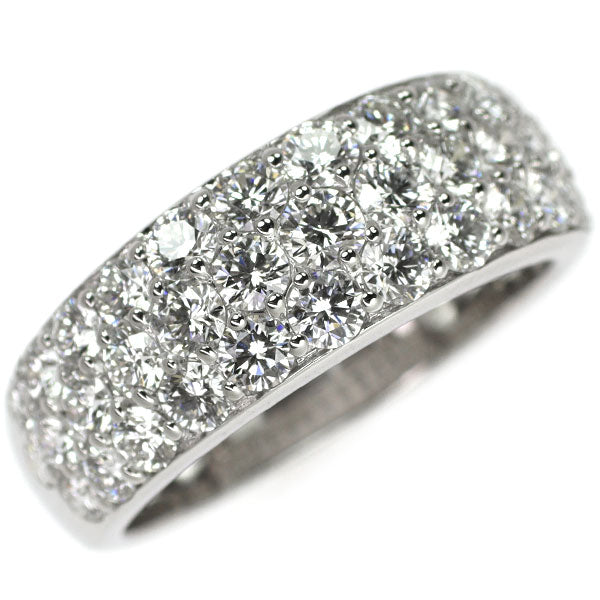 ミキモト K18WG ダイヤモンド パヴェリング 1.50ct  #9.0《セルビー銀座店》【S 新品同様磨き】【中古】<br>通常価格340,000円⇒Christmas Sale 価格330,000円