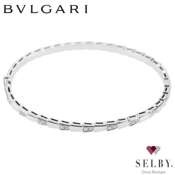 Bvlgari K18WG Diamond Bangle Serpenti Viper L 19.0cm 《Selby Ginza Store》 [S+Polished at an official store like new] [Used]  Liquid error (snippets/selby-collection-card-list line 33): Could not find asset snippets/selby-bland-name.liquid