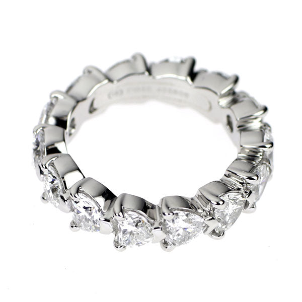 Harry Winston Pt950 Heart Shape Diamond Ring Prong Set Eternity #4.0《Selby Ginza Store》[S Polished like new] [Used]<br> Regular price 1,900,000 yen ⇒Christmas Sale price 1,600,000 yen