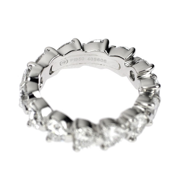 Harry Winston Pt950 Heart Shape Diamond Ring Prong Set Eternity #4.0《Selby Ginza Store》[S Polished like new] [Used]<br> Regular price 1,900,000 yen ⇒Christmas Sale price 1,600,000 yen