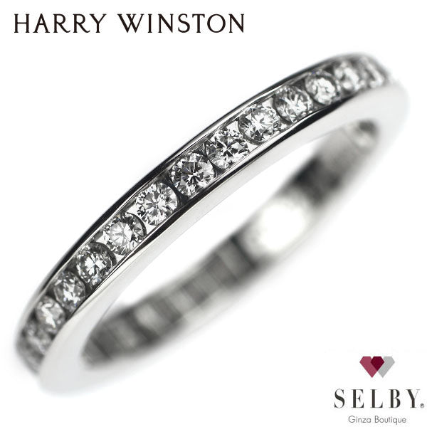 Harry Winston Pt950 Diamond Ring Round Cut Channel Set Full Eternity #10.5《Selby Ginza Store》[S Polished Like New] [Used]<br> Regular price 470,000 yen ⇒ Christmas Sale price 450,000 yen  Liquid error (snippets/selby-collection-card-list line 33): Could not find asset snippets/selby-bland-name.liquid