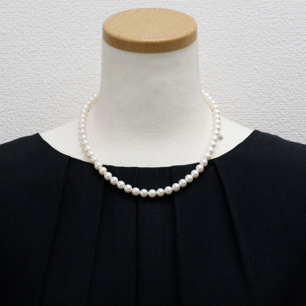 Mikimoto SV Akoya Pearl/Pearl Necklace 7.0mm-7.5mm 43.0cm《Selby Ginza Store》[S+Polished at an official store like new] [Used] 