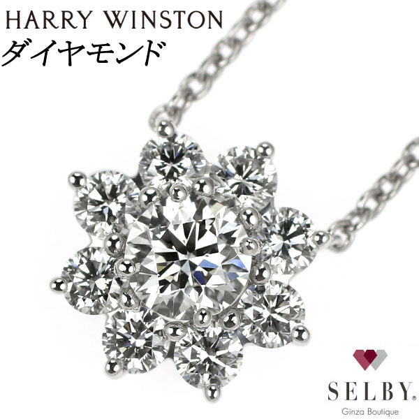 Harry Winston Pt950 Diamond Pendant Necklace Sunflower Mini 40.0cm《Selby Ginza Store》 [S Polished like new] [Used]<br> Regular price 1,160,000 yen ⇒ Christmas Sale price 1,100,000 yen Liquid error (snippets/selby-collection-card-list line 33): Could not find asset snippets/selby-bland-name.liquid