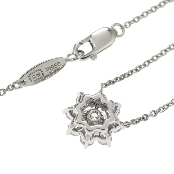 Harry Winston Pt950 Diamond Pendant Necklace Sunflower Mini 40.0cm《Selby Ginza Store》 [S Polished like new] [Used]<br> Regular price 1,160,000 yen ⇒ Christmas Sale price 1,100,000 yen