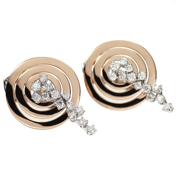 Damiani K18WG/PG Diamond Earrings Sophia Loren《Selby Ginza Store》 [S Polished like new] [Used] 