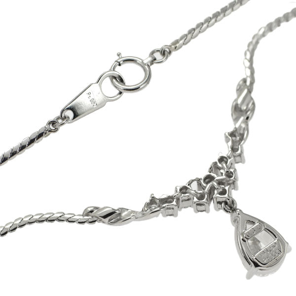TASAKI Pt900/ Pt850 Pear shape diamond pendant necklace 1.50ct / 0.30ct 42.0cm [S Polished like new] [Used] 