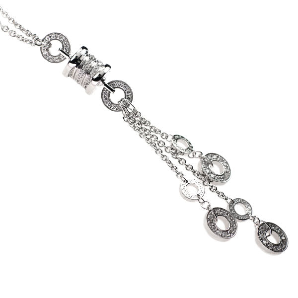Bvlgari K18WG Diamond Pendant Necklace B.ZERO1 Element 45.0cm《Selby Ginza Store》[S Polished like new] [Used] 